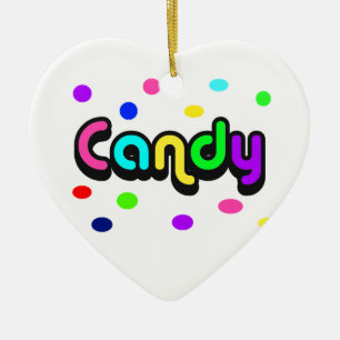 Candy-ornament Ceramic Tree Decoration