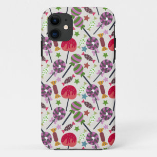 Candy pattern   Lollies pattern   lollipop 11 iPhone 11 Case