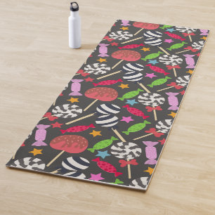 Candy pattern   Lollies pattern   lollipop 12 Yoga Mat