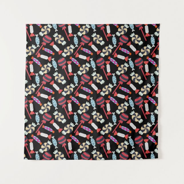 Candy pattern | Lollies pattern | lollipop 14 Tapestry (Front)