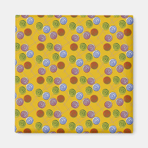 Candy pattern Lollies pattern lollipop 15 Magnet