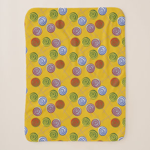 Candy pattern Lollies pattern lollipop 15 Sherpa Blanket