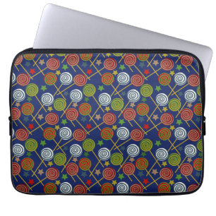 Candy pattern Lollies pattern lollipop 17 Laptop Sleeve