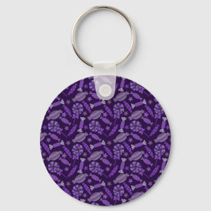 Candy pattern Lollies pattern lollipop 20 Key Ring