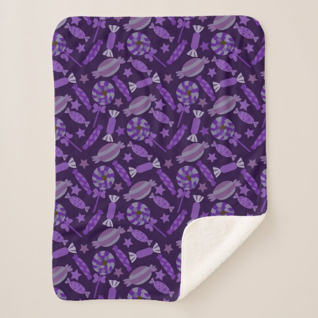 Candy pattern | Lollies pattern | lollipop 20 Sherpa Blanket (Front)