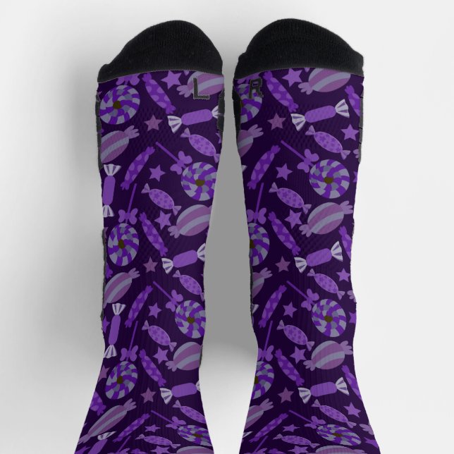 Candy pattern | Lollies pattern | lollipop 20 Show Socks (Top)