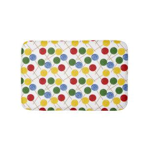 Candy pattern Lollies pattern lollipop 21 Bath Mat