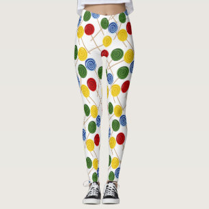Candy pattern Lollies pattern lollipop 21 Leggings