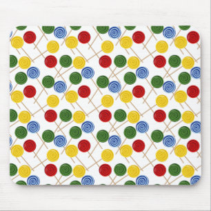 Candy pattern Lollies pattern lollipop 21 Mouse Pad