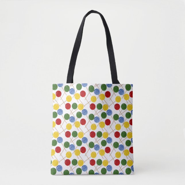Candy pattern | Lollies pattern | lollipop 21 Tote Bag (Front)