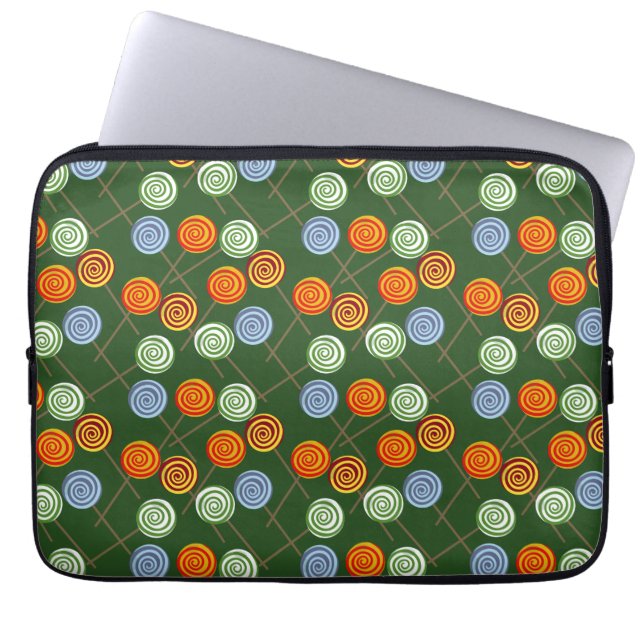 Candy pattern | Lollies pattern | lollipop 22 Laptop Sleeve (Front)