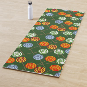 Candy pattern Lollies pattern lollipop 22 Yoga Mat