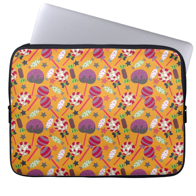 Candy pattern | Lollies pattern | lollipop 23 Laptop Sleeve (Front)