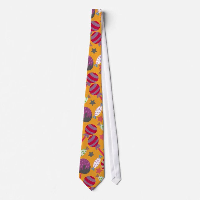 Candy pattern | Lollies pattern | lollipop 23 Tie (Front)