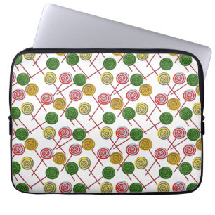 Candy pattern Lollies pattern lollipop 24 Laptop Sleeve
