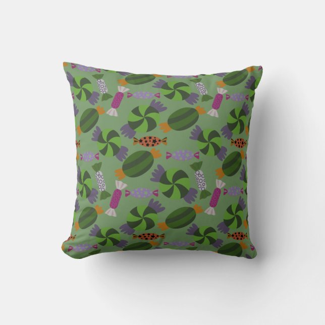 Candy pattern | Lollies pattern | lollipop 27 Cushion (Front)