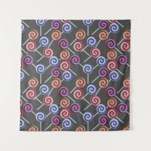 Candy pattern Lollies pattern lollipop 27 Tapestry