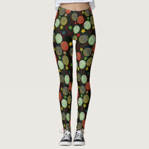 Candy pattern Lollies pattern lollipop 28 Leggings