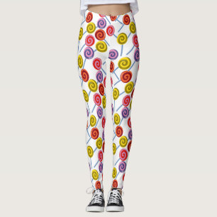 Candy pattern Lollies pattern lollipop 2 Leggings