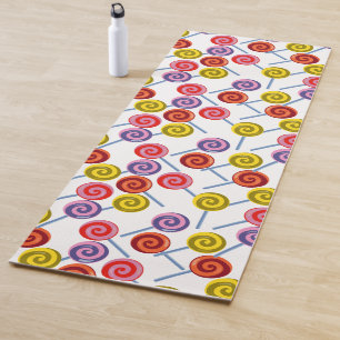 Candy pattern Lollies pattern lollipop 2 Yoga Mat