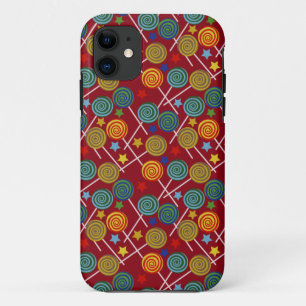 Candy pattern   Lollies pattern   lollipop 32 iPhone 11 Case