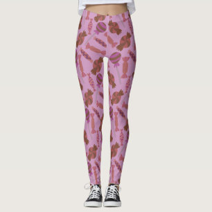 Candy pattern Lollies pattern lollipop 34 Leggings