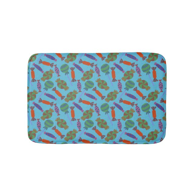 Candy pattern | Lollies pattern | lollipop 36 Bath Mat (Front)