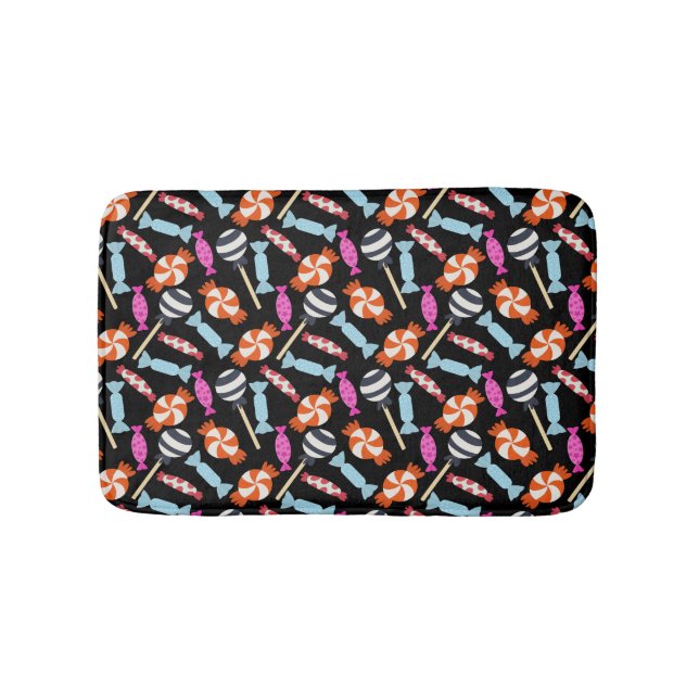Candy pattern | Lollies pattern | lollipop 37 Bath Mat (Front)