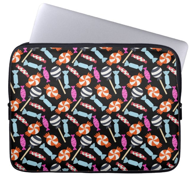 Candy pattern | Lollies pattern | lollipop 37 Laptop Sleeve (Front)