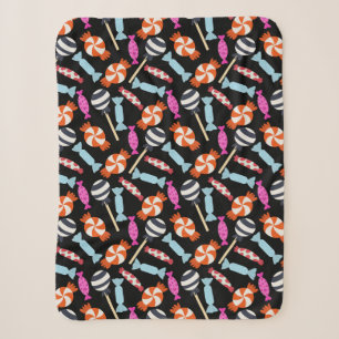 Candy pattern Lollies pattern lollipop 37 Sherpa Blanket