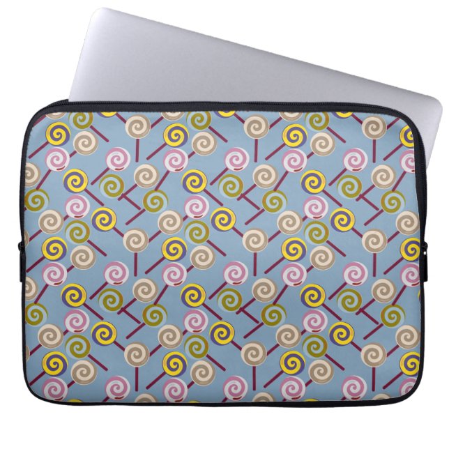 Candy pattern | Lollies pattern | lollipop 3 Laptop Sleeve (Front)