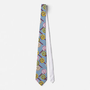 Candy pattern   Lollies pattern   lollipop 3 Tie