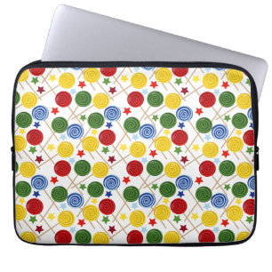 Candy pattern   Lollies pattern   lollipop 43 Laptop Sleeve