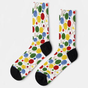 Candy pattern   Lollies pattern   lollipop 43 Show Socks
