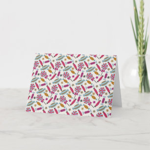 Candy pattern   Lollies pattern   lollipop 45 Card