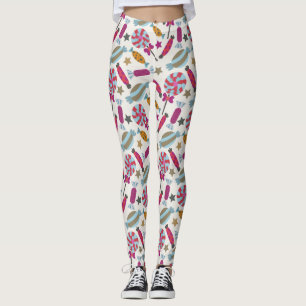 Candy pattern   Lollies pattern   lollipop 45 Leggings