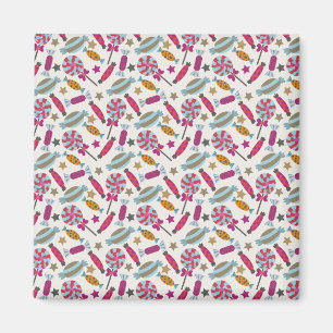 Candy pattern   Lollies pattern   lollipop 45 Magnet