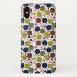 Candy pattern   Lollies pattern   lollipop 48 iPhone X Case