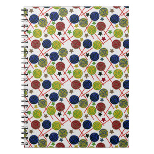 Candy pattern Lollies pattern lollipop 48 Notebook