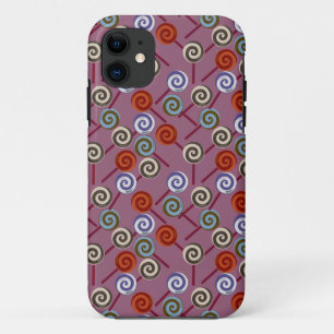 Candy pattern   Lollies pattern   lollipop 49 iPhone 11 Case