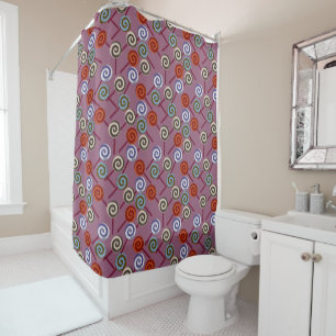 Candy pattern Lollies pattern lollipop 49 Shower Curtain