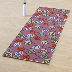 Candy pattern   Lollies pattern   lollipop 49 Yoga Mat