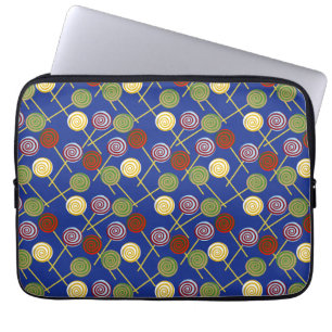 Candy pattern Lollies pattern lollipop 4 Laptop Sleeve