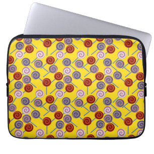 Candy pattern   Lollies pattern   lollipop 50 Laptop Sleeve