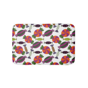 Candy pattern Lollies pattern lollipop 51 Bath Mat