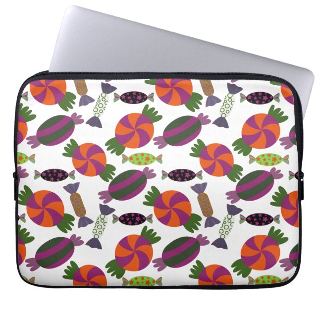 Candy pattern | Lollies pattern | lollipop 51 Laptop Sleeve (Front)