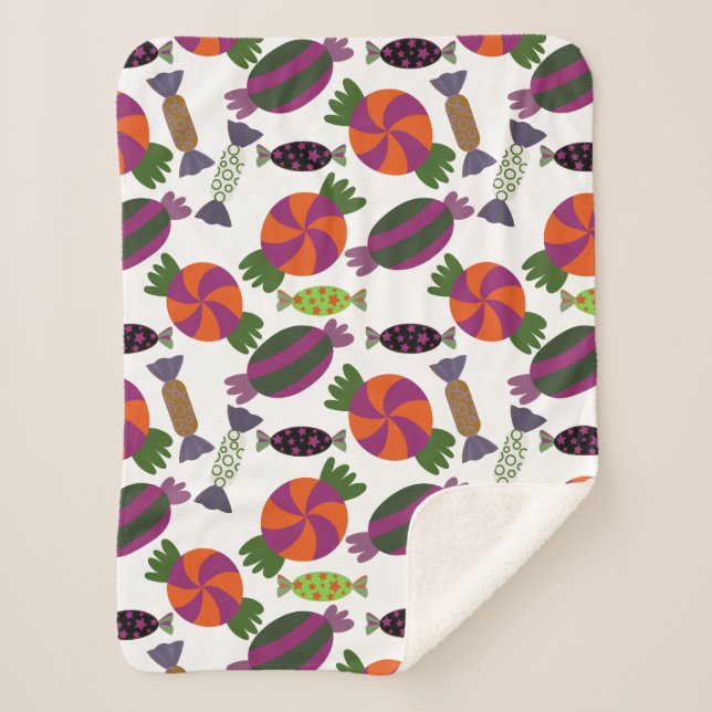 Candy pattern | Lollies pattern | lollipop 51 Sherpa Blanket (Front)