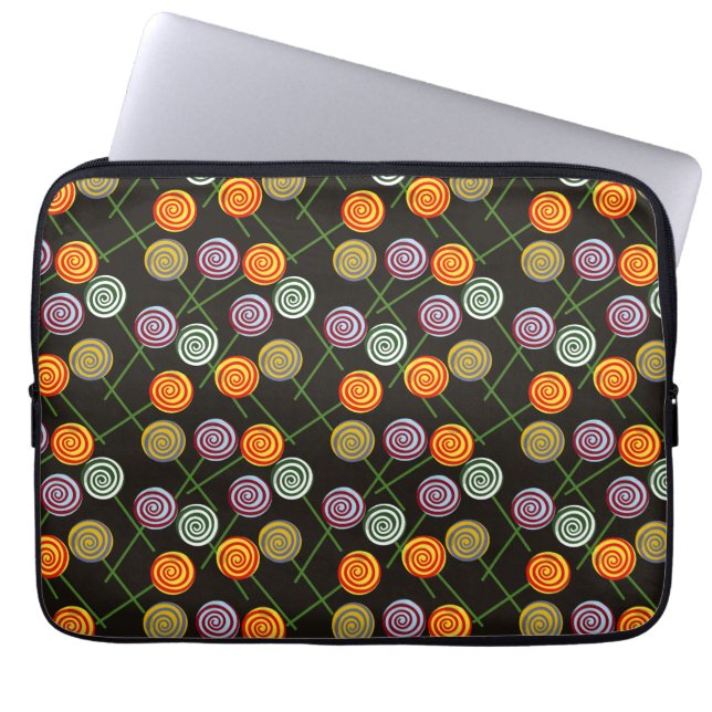 Candy pattern | Lollies pattern | lollipop 52 Laptop Sleeve (Front)