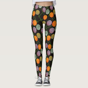 Candy pattern   Lollies pattern   lollipop 52 Leggings