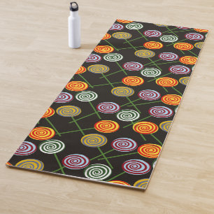Candy pattern Lollies pattern lollipop 52 Yoga Mat